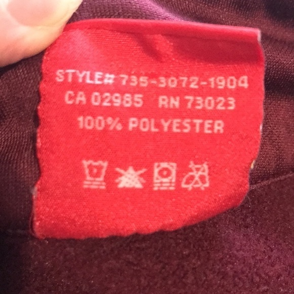 Dickies burgundy logo zipper jacket size XS - Picture 9 of 9